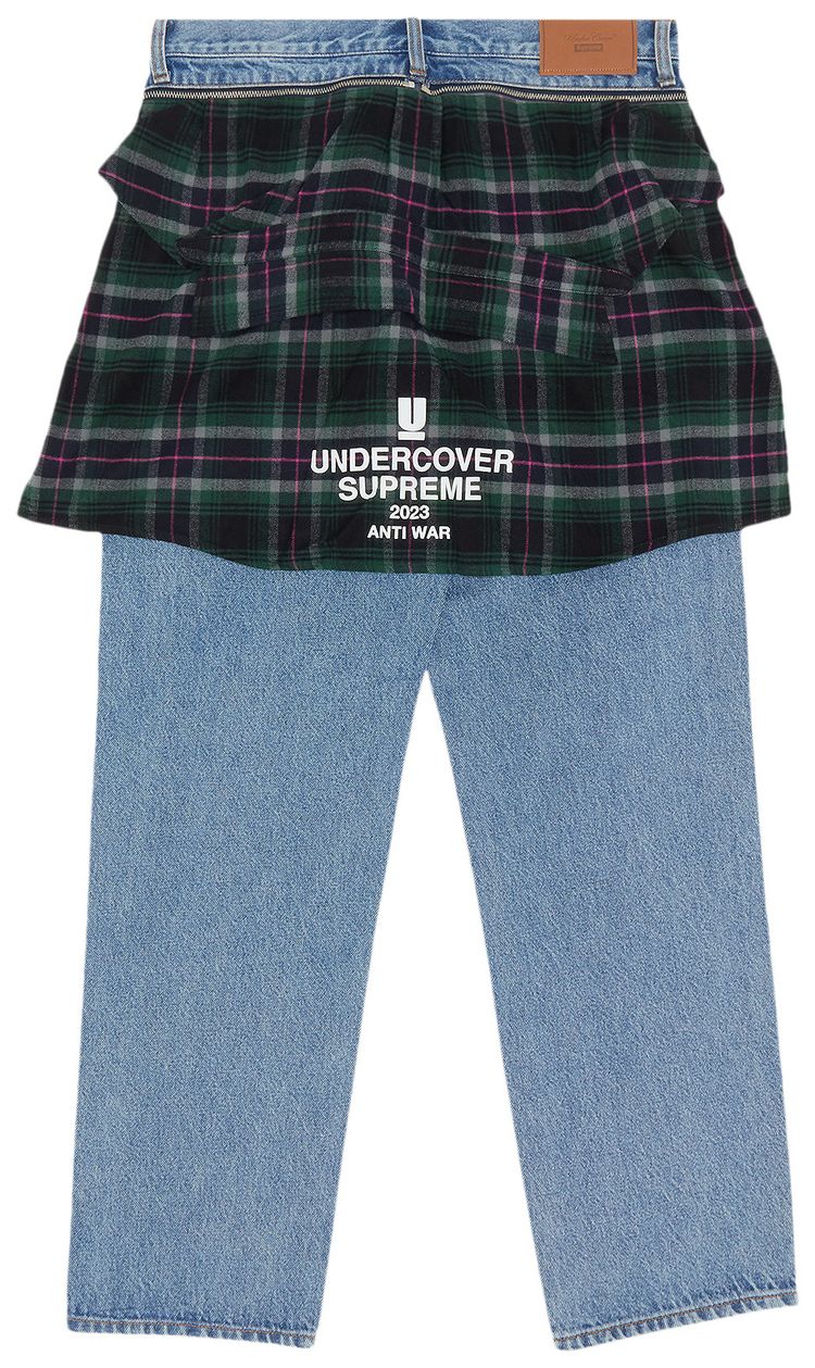 Supreme x UNDERCOVER Layered Jean Washed Indigo