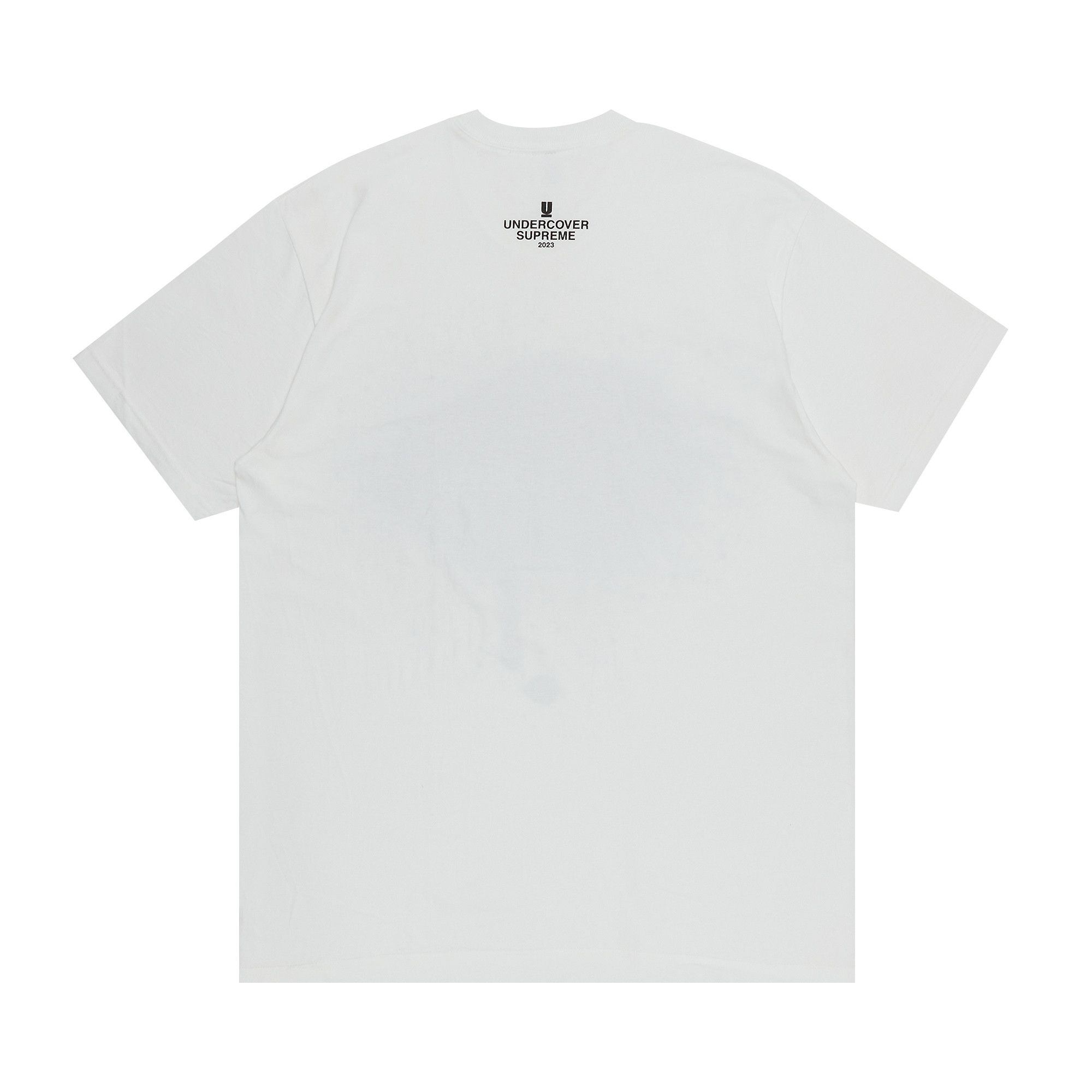 Plain white supreme t shirt sales