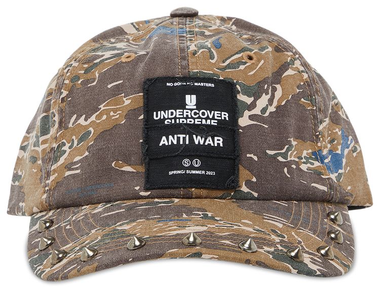Supreme x UNDERCOVER Studded 6 Panel Brown Camo