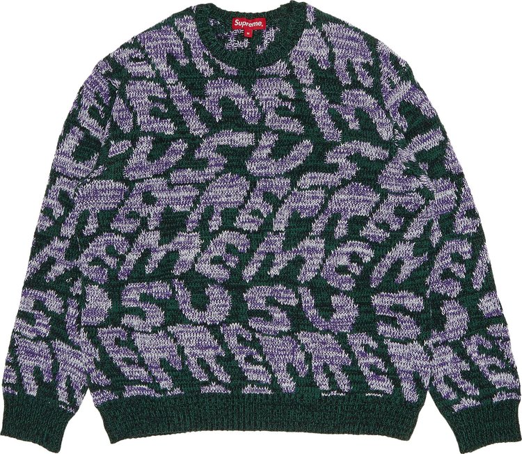 Supreme Stacked Sweater 'Green'