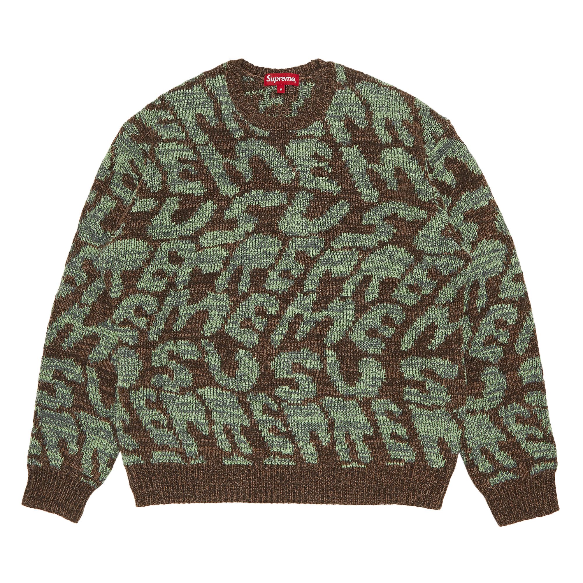 Supreme tribal camo sweater shop