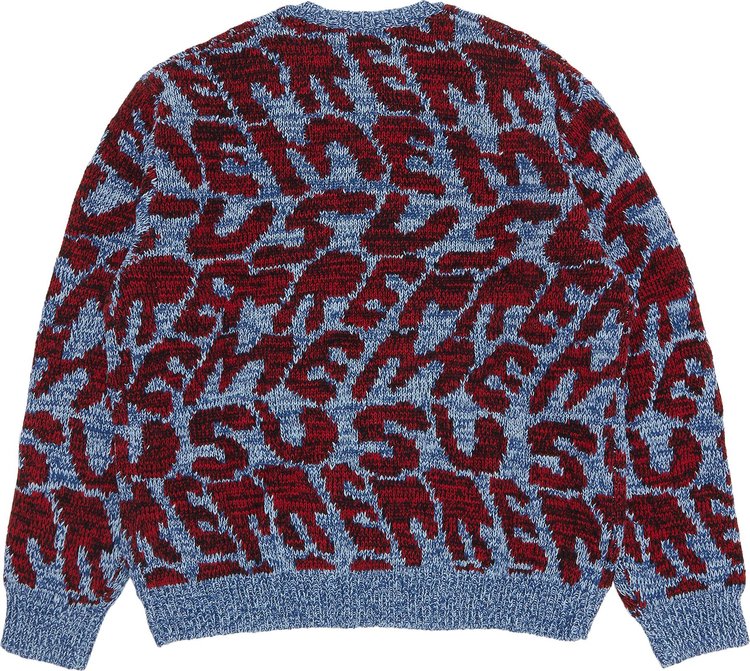 Supreme Stacked Sweater Blue