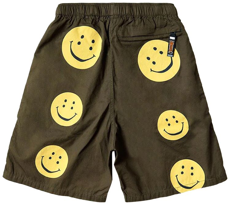 Kapital Combed Burberry Easy Shorts Rainbowy KhakiYellow