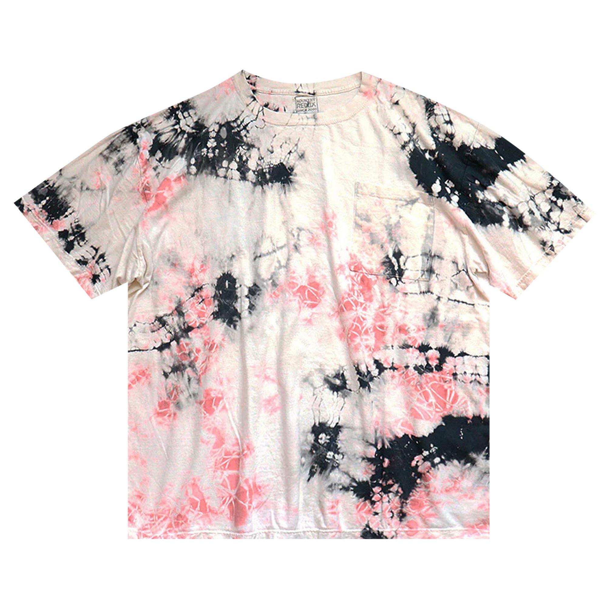 Buy Kapital Jersey Bone Big T-Shirt (Ashbury Dyed) 'Black/Pink