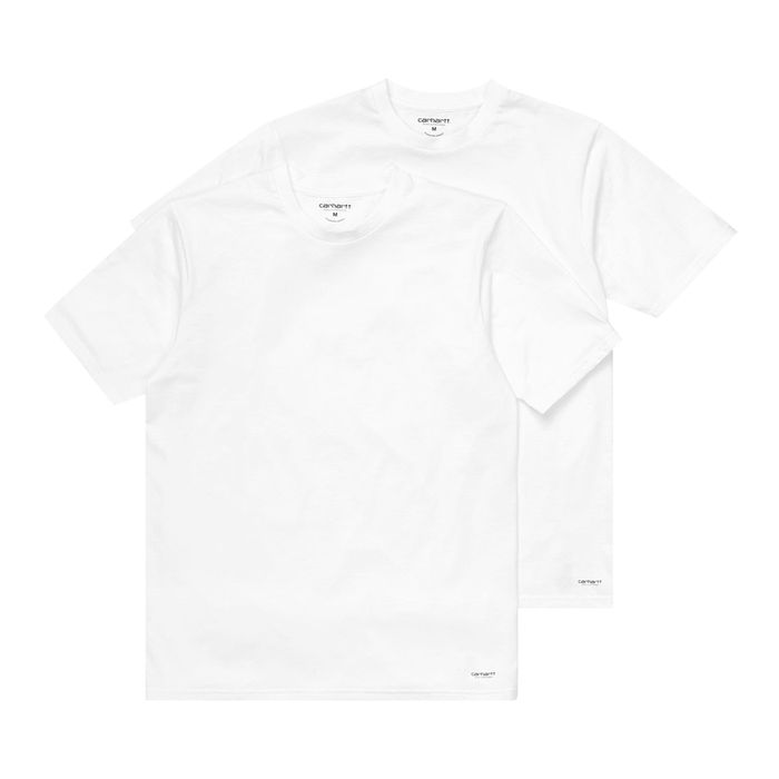 Buy Carhartt WIP Standard Crewneck TShirt (2 Pack) 'White/White