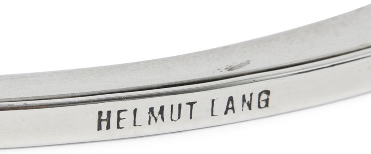 Vintage Helmut Lang Cuff Bracelet Silver