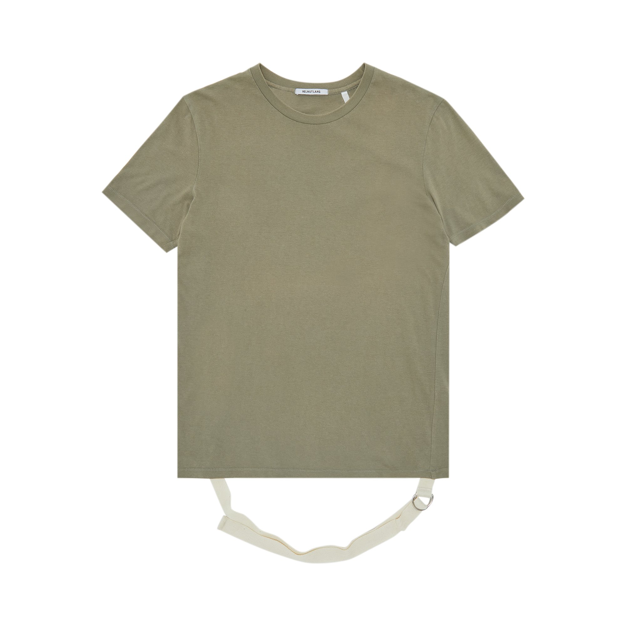 Buy Vintage Helmut Lang Bondage Strap T-Shirt 'Olive/White' - 0600 