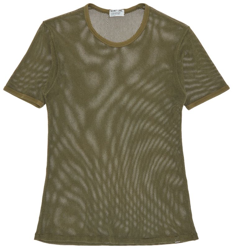 Vintage Helmut Lang Mesh T Shirt Brown
