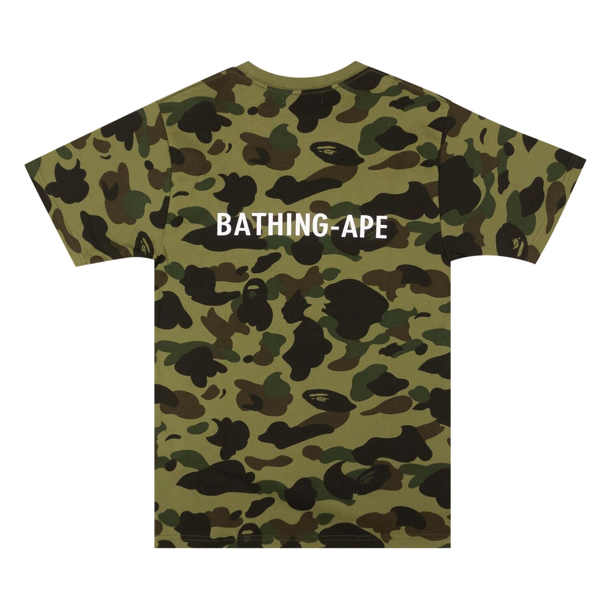 Buy BAPE 1st Camo By A Bathing Ape Tee 'Green' - 1I80 109