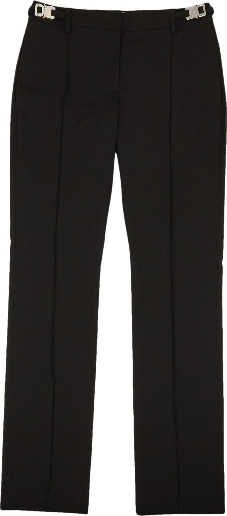 1017 ALYX 9SM Double Buckle Pintuck Straight Leg Trousers 'Black'