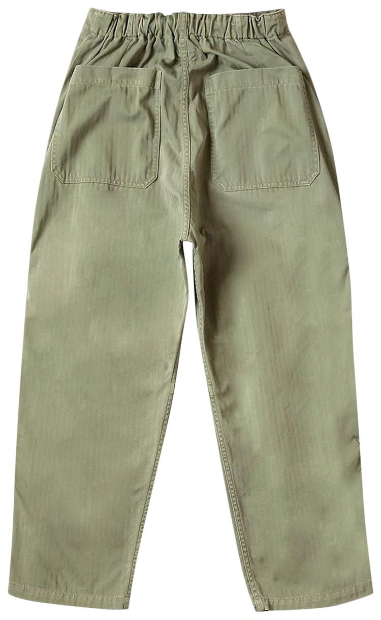 Kapital Sulfur Herringbone Easy Baker Pants Studsremake Khaki