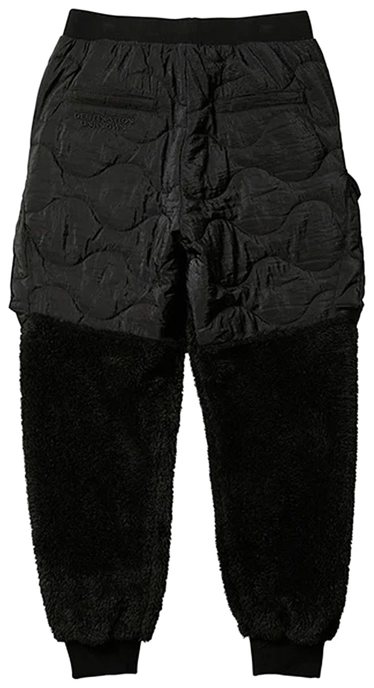 Liberaiders Pile Fleece Quilted Pants Black