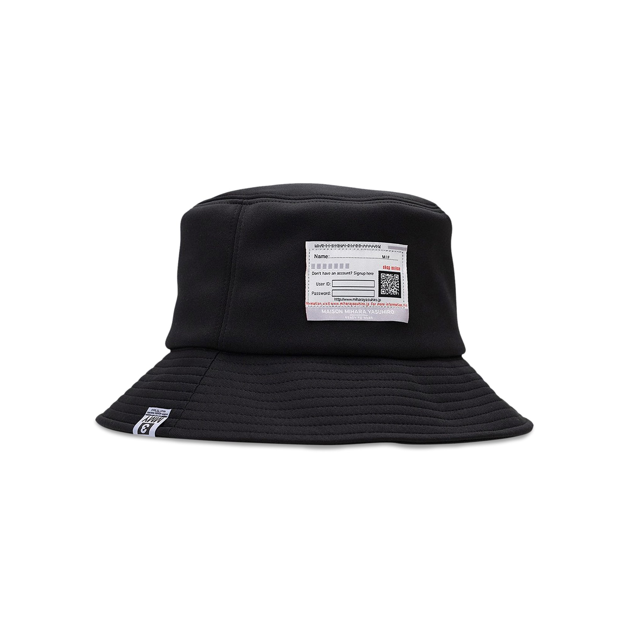 Buy Maison Mihara Yasuhiro Big Hat 'Black' - A10AC401 BLAC | GOAT