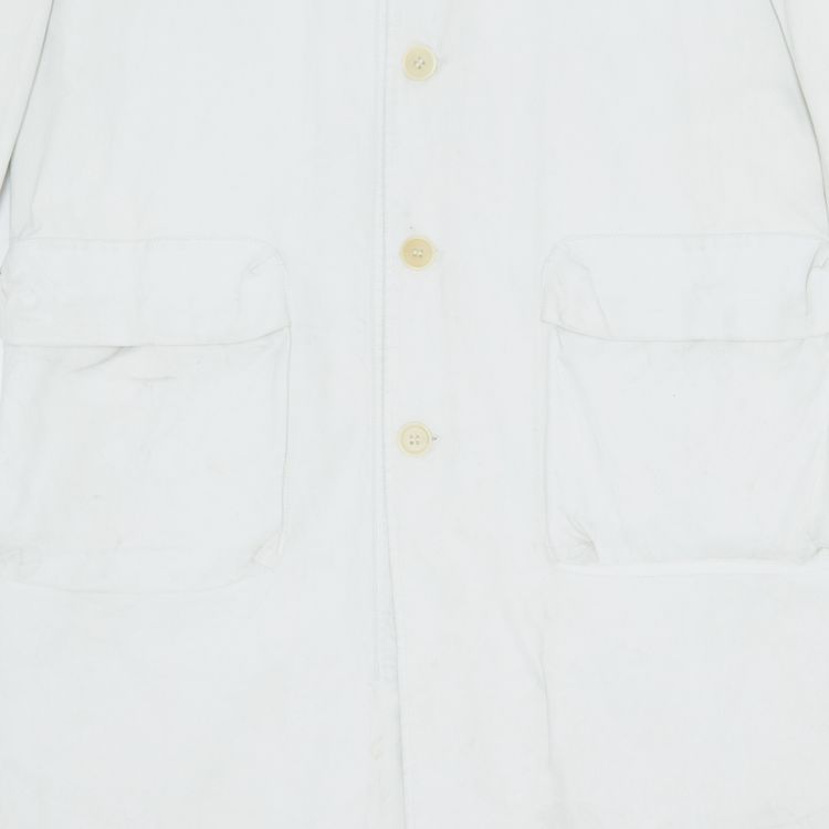 Vintage Helmut Lang Cargo Coat White