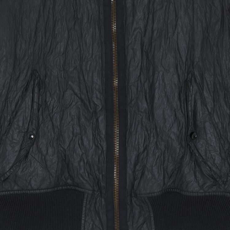 Vintage Helmut Lang Bondage Bomber Jacket Black