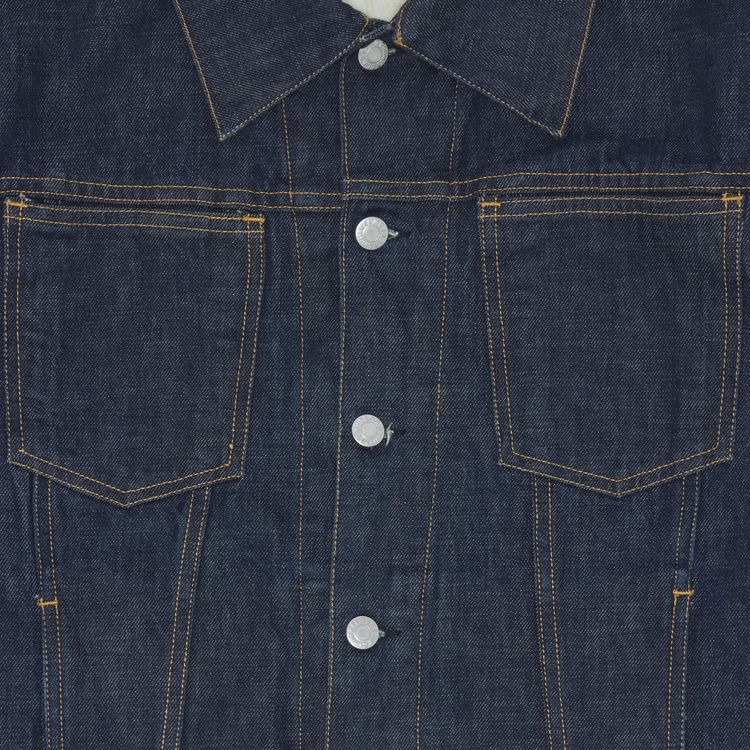 Vintage Helmut Lang 4 Pocket Raw Denim Jacket Blue