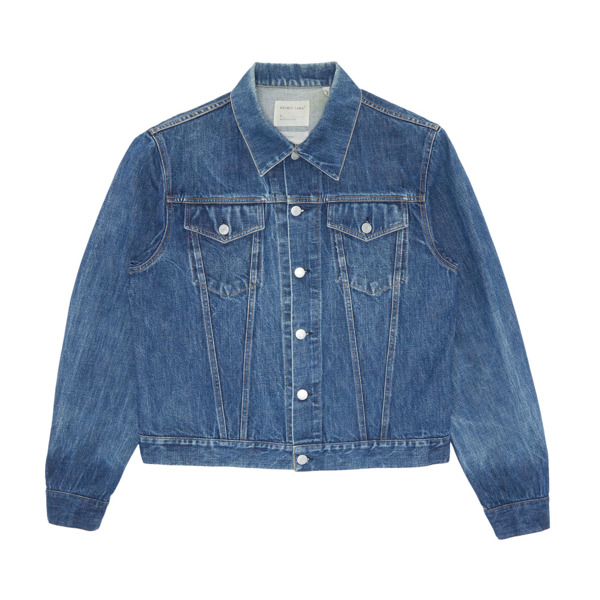 Buy Vintage Helmut Lang 2 Pocket Broken Classic Raw Denim Jacket
