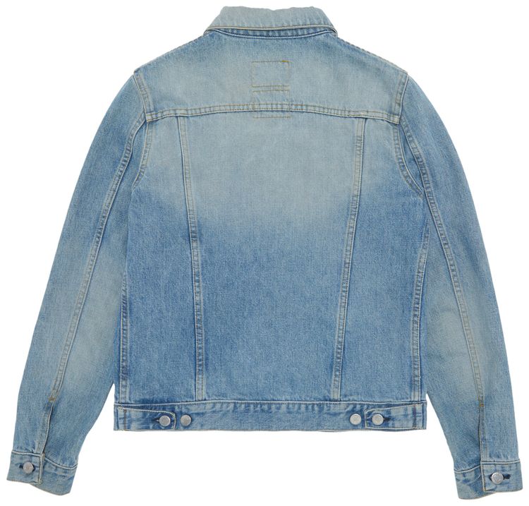 Vintage Helmut Lang 2 Pocket Denim Jacket Classic Light Blue