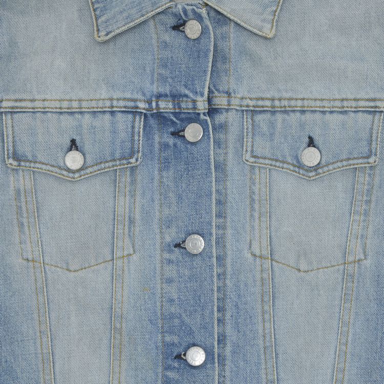 Vintage Helmut Lang 2 Pocket Denim Jacket Classic Light Blue