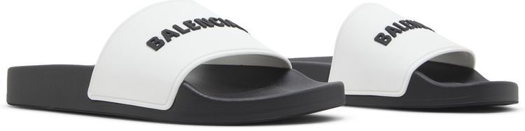 Balenciaga Wmns Pool Slides White Black