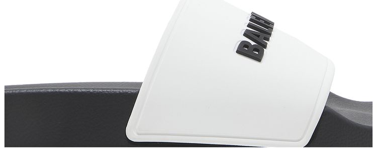 Balenciaga Wmns Pool Slides White Black