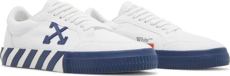 Off White Vulc Sneaker White Navy Blue