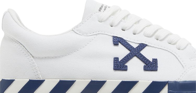 Off White Vulc Sneaker White Navy Blue