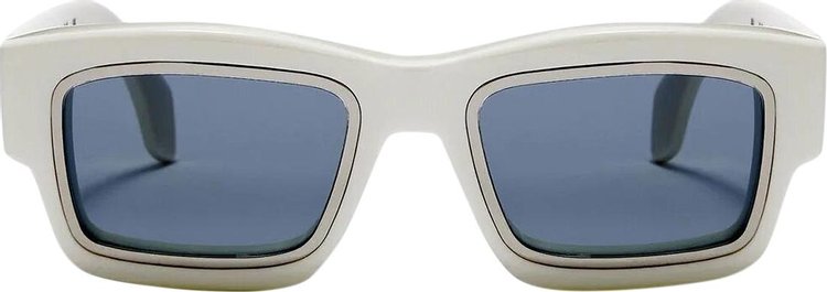 Palm Angels Raymond Sunglasses 'White/Blue'