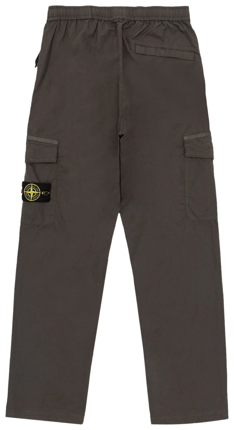 Stone Island Twill Cargo Pants Charcoal
