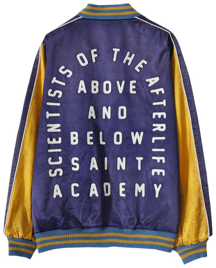 SAINT Mxxxxxx Saint Academy Stadium Jacket NavyYellow