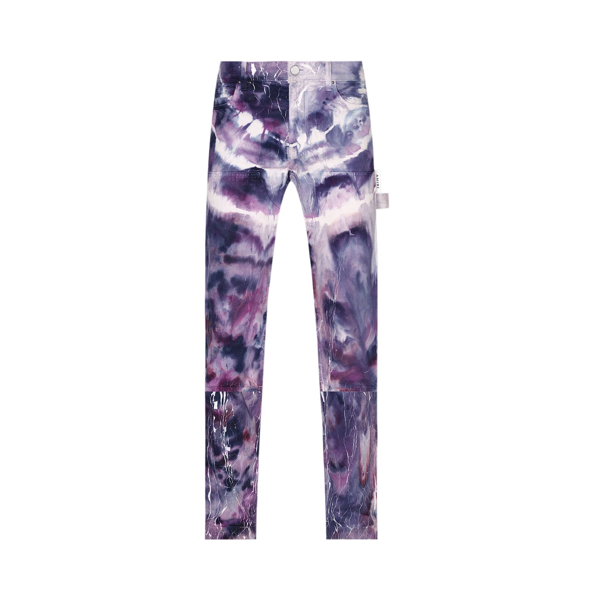 Purple amiri jeans sale