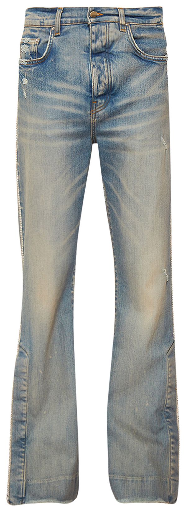 Buy Amiri Crystal Stack Flare Jean 