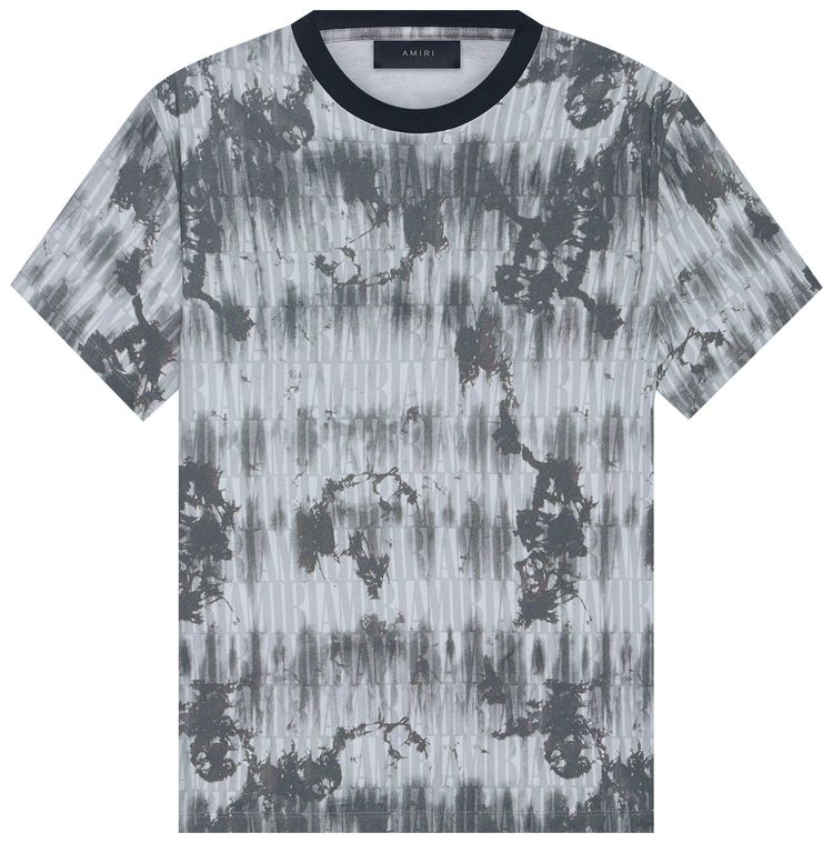 Amiri Tie Dye Tee Grey