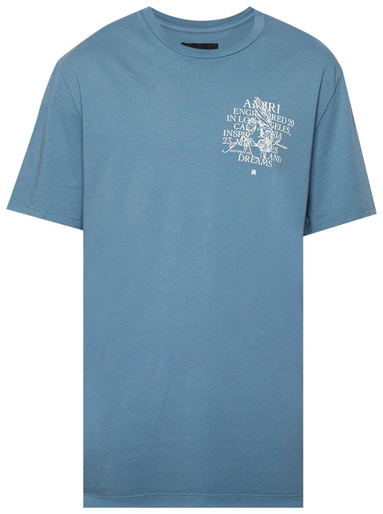 Amiri Precious Memories Tee Bluefin