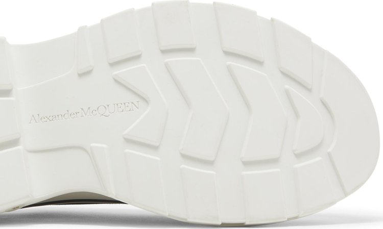 Alexander McQueen Tread Slick Lace Up Black White