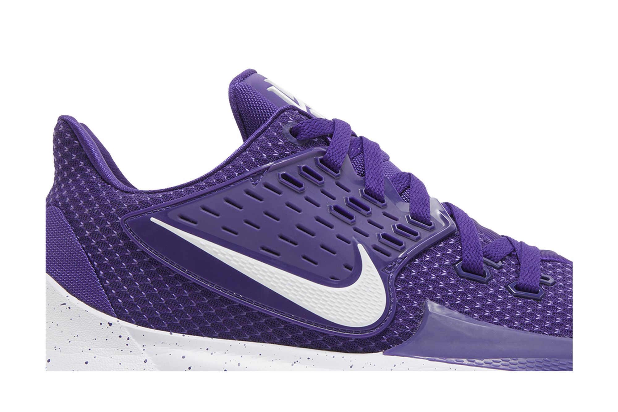 Kyrie 2 purple and white top