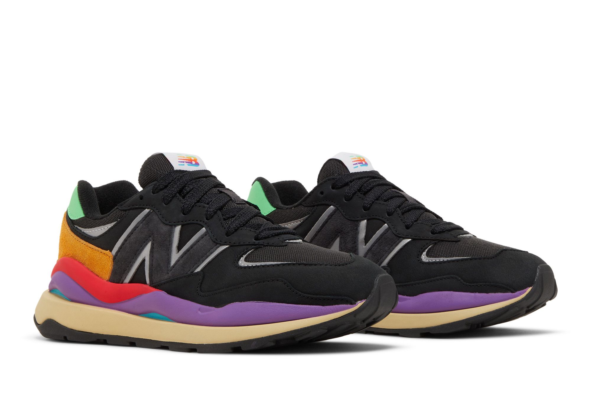 New Balance 57/40 - Black/Vivid Cactus - Men's Running Course Shoes M5740LB