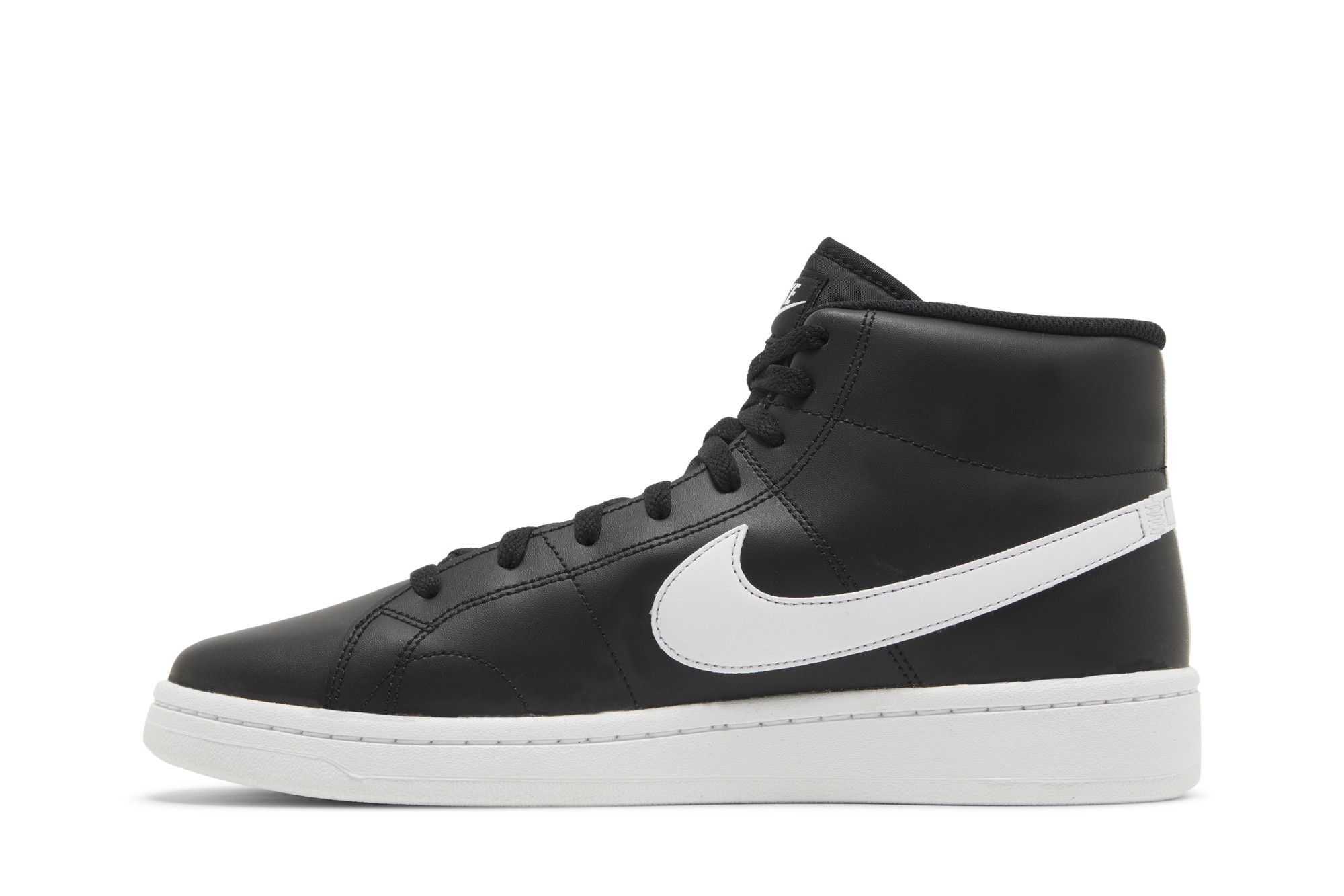 33cm 新品　ナイキ コート ロイヤル 2 ミッド　CQ9179-001 黒 Nike Court Royal 2 Mid White Onyx Black Hi Top Sneakers