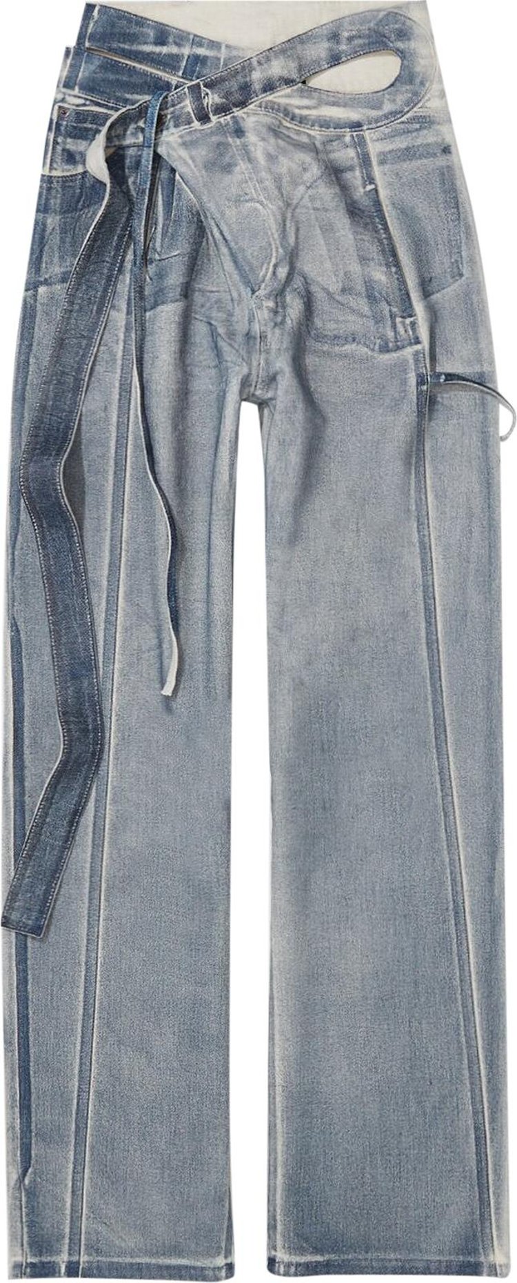 Ottolinger Signature Wrap Jeans 'Sand/Blue Paint'