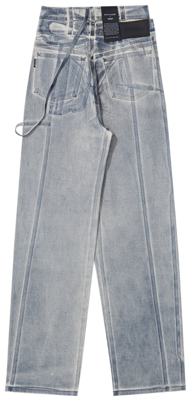 Ottolinger Signature Wrap Jeans SandBlue Paint