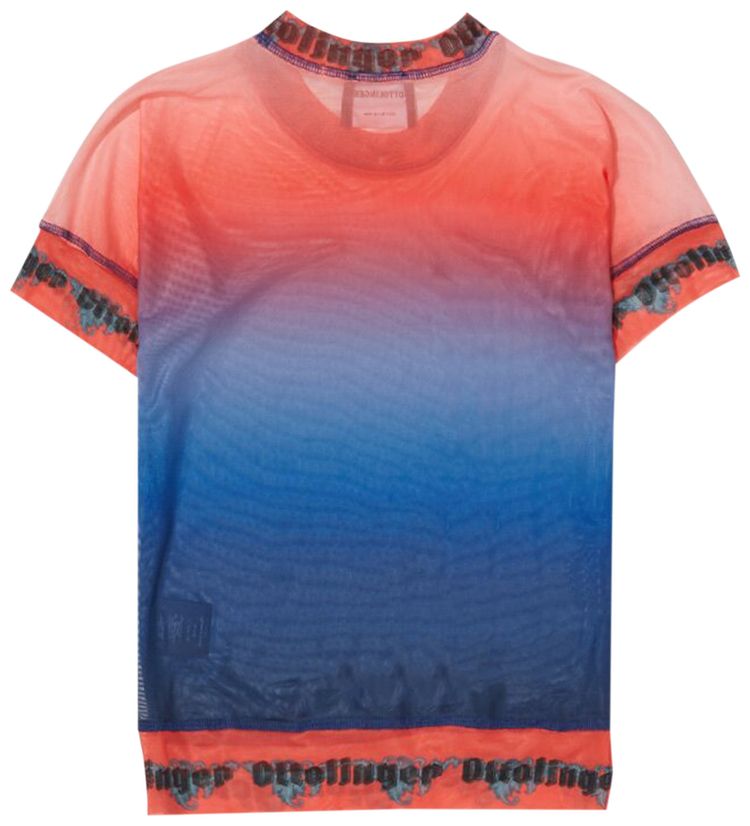 Ottolinger Mesh T Shirt Blueberry Fade