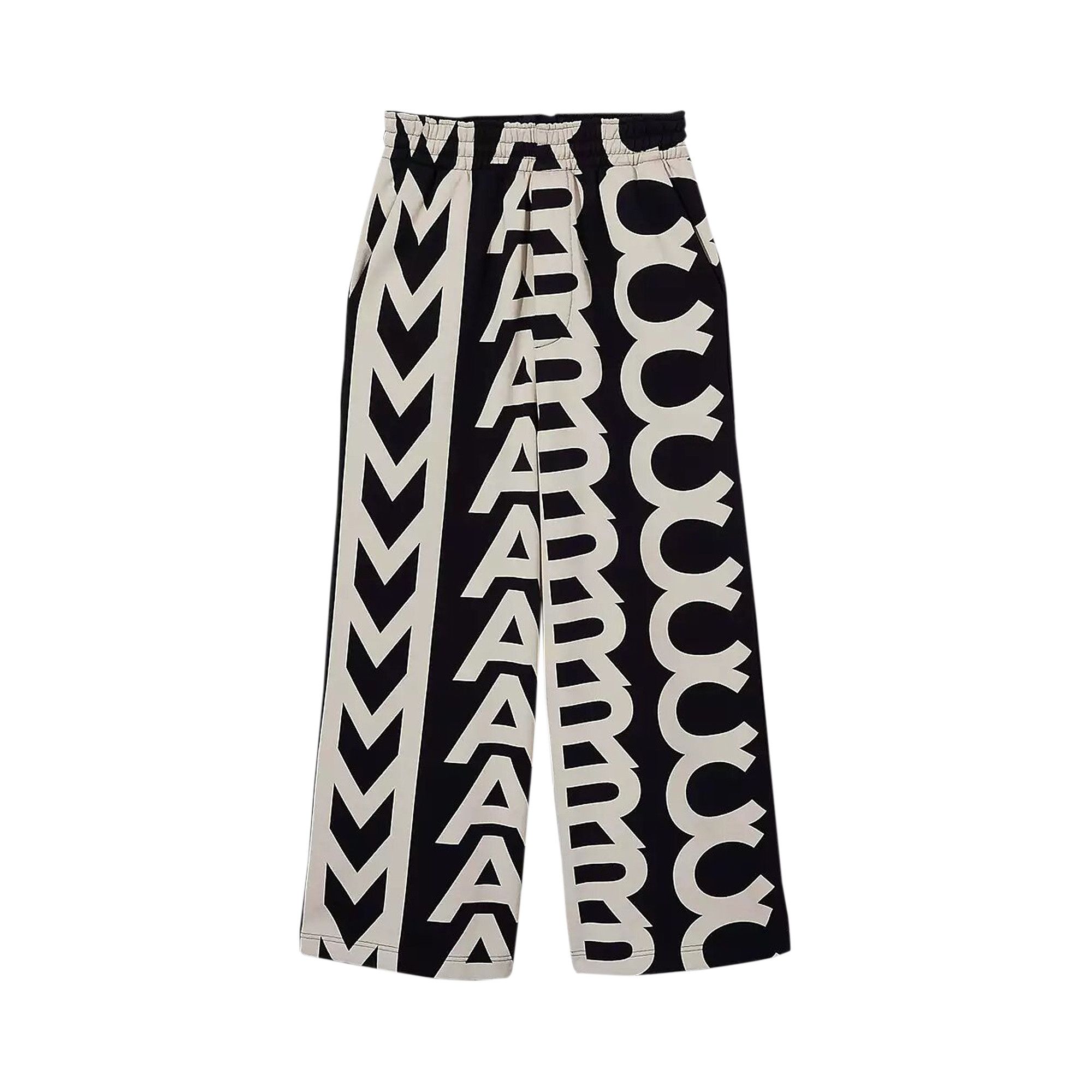 Buy Marc Jacobs Monogram Oversized Sweatpants 'Black/Ivory' - C447P26SP22  004 | GOAT
