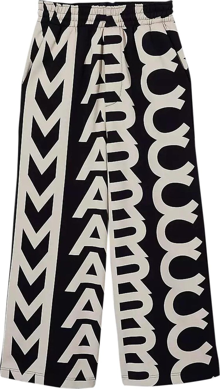 Marc Jacobs Monogram Oversized Sweatpants 'Black/Ivory'