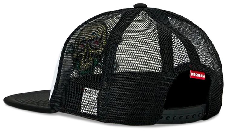 Icecream Skully Trucker Hat Black