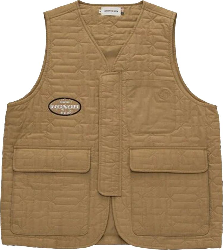 Honor The Gift Quilted Vest 'Khaki'