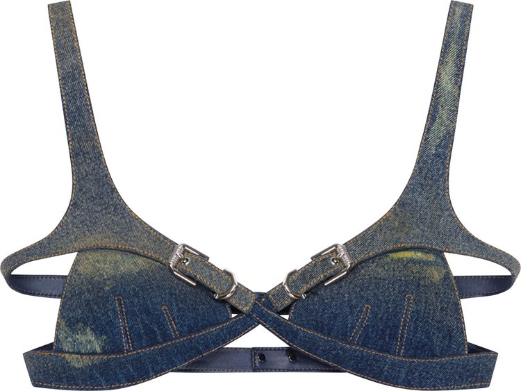 Givenchy Crossed Front Bra 'Military Blue'
