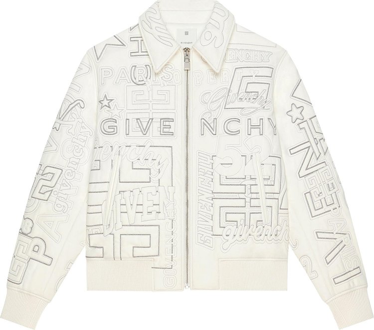 Givenchy Leather Varsity 'White'