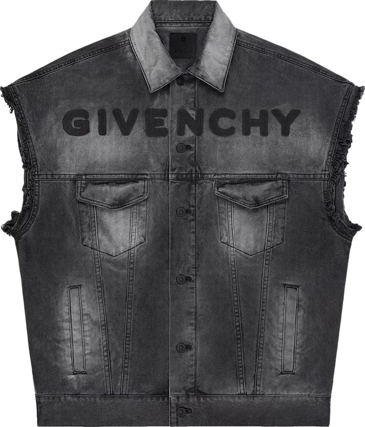 Givenchy Oversized Sleeveless Jacket 'Black'