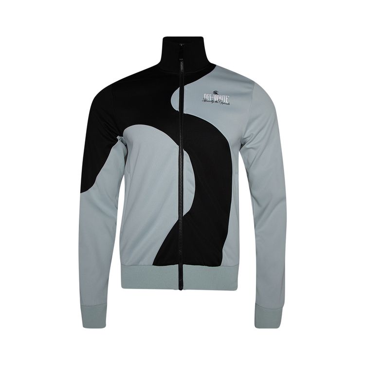 Off White Organic Block Acet Tracktop Ice WhiteBlack