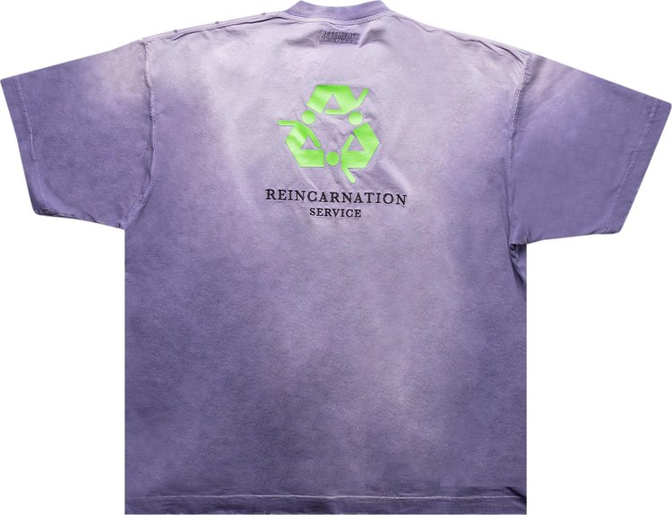 Vetements Not Doing Shit Today T Shirt Lilac